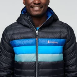 Fuego Hooded Down Jacket - Men's 26 Fuego Hooded Down Jacket - Men's -Cotopaxi Shop 1200X1200jpeg F22MFuegoDownHoodedJacketBlackPacificStripes 5