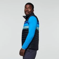 Fuego Down Vest - Men's -Cotopaxi Shop 1200X1200jpeg F22MFuegoDownVestBlackPacificStripes 1164