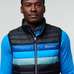 Fuego Down Vest - Men's -Cotopaxi Shop 1200X1200jpeg F22MFuegoDownVestBlackPacificStripes 1173
