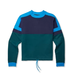 Bandera Sweatshirt - Women's -Cotopaxi Shop 1200x1200png F22WBanderaSweatshirtMaritimeDeepOcean F