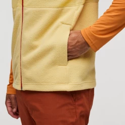 Abrazo Fleece Vest - Men's 25 Abrazo Fleece Vest - Men's -Cotopaxi Shop 1200x1200png F23MAbrazoFleeceVestAmberWheat 8