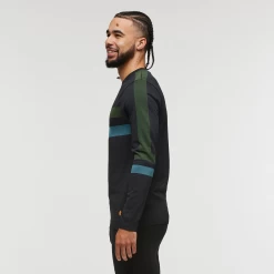 Debajo Seamless Baselayer Crew - Men's 31 Debajo Seamless Baselayer Crew - Men's -Cotopaxi Shop 1200x1200png F23MDebajoSeamlessBaselayerCrewBlackStripes 3