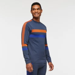 Debajo Seamless Baselayer Crew - Men's 24 Debajo Seamless Baselayer Crew - Men's -Cotopaxi Shop 1200x1200png F23MDebajoSeamlessBaselayerCrewInkStripes 2