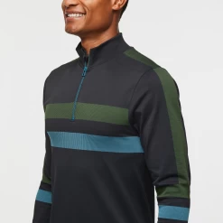 Debajo Seamless Baselayer Quarter-Zip - Men's 19 Debajo Seamless Baselayer Quarter-Zip - Men's -Cotopaxi Shop 1200x1200png F23MDebajoSeamlessBaselayerQuarterZipBlackStripes 5