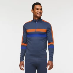 Debajo Seamless Baselayer Quarter-Zip - Men's 25 Debajo Seamless Baselayer Quarter-Zip - Men's -Cotopaxi Shop 1200x1200png F23MDebajoSeamlessBaselayerQuarterZipInkStripes 2