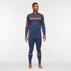 Debajo Seamless Baselayer Tight - Men's -Cotopaxi Shop 1200x1200png F23MDebajoSeamlessBaselayerTightInkStripes 1