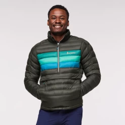 Fuego Down Pullover - Men's -Cotopaxi Shop 1200x1200png F23MFuegoDownPulloverWoodsStripes 2