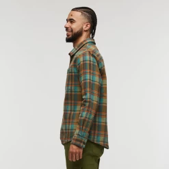 Mero Organic Flannel Shirt - Men's -Cotopaxi Shop 1200x1200png F23MMeroOrganicFlannelShirtOakPlaid 5