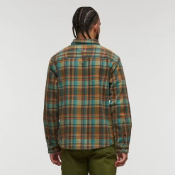 Mero Organic Flannel Shirt - Men's -Cotopaxi Shop 1200x1200png F23MMeroOrganicFlannelShirtOakPlaid 6
