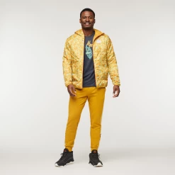 Teca Cálido Hooded Jacket - Print - Men's -Cotopaxi Shop 1200x1200png F23MTecaCalidoHoodedJacketPrintSunSpots 10