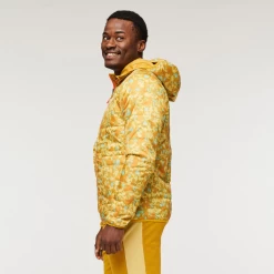 Teca Cálido Hooded Jacket - Print - Men's -Cotopaxi Shop 1200x1200png F23MTecaCalidoHoodedJacketPrintSunSpots 13