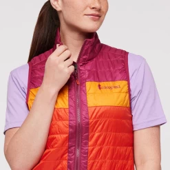 Capa Insulated Vest - Women's -Cotopaxi Shop 1200x1200png F23WCapaInsulatedVestRaspberryCanyon8