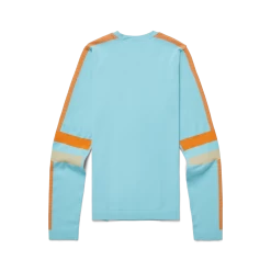 Debajo Seamless Baselayer Crew - Women's -Cotopaxi Shop 1200x1200png F23WDebajoSeamlessBaselayerCrewBluebirdStripes B