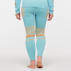 Debajo Seamless Baselayer Tight - Women's -Cotopaxi Shop 1200x1200png F23WDebajoSeamlessBaselayerTightBluebirdStripes 4