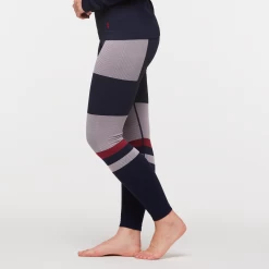 Debajo Seamless Baselayer Tight - Women's -Cotopaxi Shop 1200x1200png F23WDebajoSeamlessBaselayerTightInkStripes 3