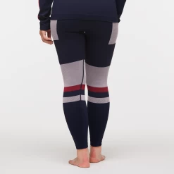 Debajo Seamless Baselayer Tight - Women's -Cotopaxi Shop 1200x1200png F23WDebajoSeamlessBaselayerTightInkStripes 4