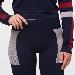 Debajo Seamless Baselayer Tight - Women's -Cotopaxi Shop 1200x1200png F23WDebajoSeamlessBaselayerTightInkStripes 5