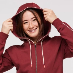 Do Good Full-Zip Hoodie - Women's -Cotopaxi Shop 1200x1200png F23WDoGoodOrganicFullZipHoodieBurgundy 8