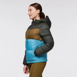Solazo Down Hooded Jacket - Women's 36 Solazo Down Hooded Jacket - Women's -Cotopaxi Shop 1200x1200png F23WSolazoDownHoodedJacketWoodsDrizzle5