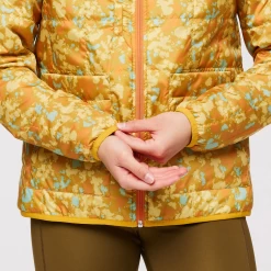 Teca Cálido Hooded Jacket - Print - Women's -Cotopaxi Shop 1200x1200png F23WTecaCalidoHoodedJacketPrintEatWheat 19