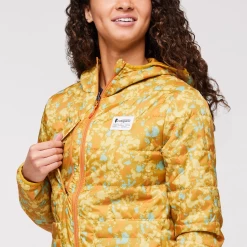 Teca Cálido Hooded Jacket - Print - Women's -Cotopaxi Shop 1200x1200png F23WTecaCalidoHoodedJacketPrintEatWheat 20