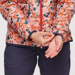 Teca Cálido Hooded Jacket - Print - Women's -Cotopaxi Shop 1200x1200png F23WTecaCalidoHoodedJacketPrintWinkWink 16