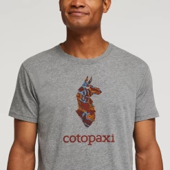 Altitude Llama T-Shirt - Men's -Cotopaxi Shop 1200x1200png S23MAltitudeLlamaOrganicT ShirtHeatherGrey 5