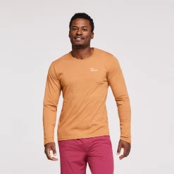 Cactus Life Long-Sleeve T-Shirt - Men's -Cotopaxi Shop 1200x1200png S23MCactusLifeLong SleeveOrganicT ShirtSaddle 1