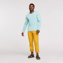 Cactus Life Long-Sleeve T-Shirt - Men's -Cotopaxi Shop 1200x1200png S23MCactusLifeLong SleeveOrganicT ShirtSeaGlass 1