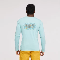 Cactus Life Long-Sleeve T-Shirt - Men's -Cotopaxi Shop 1200x1200png S23MCactusLifeLong SleeveOrganicT ShirtSeaGlass 4