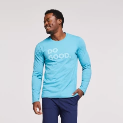 Do Good Long-Sleeve T-Shirt - Men's 30 Do Good Long-Sleeve T-Shirt - Men's -Cotopaxi Shop 1200x1200png S23MDoGoodLong SleeveOrganicT ShirtPoolside 1