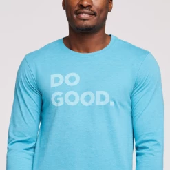 Do Good Long-Sleeve T-Shirt - Men's 34 Do Good Long-Sleeve T-Shirt - Men's -Cotopaxi Shop 1200x1200png S23MDoGoodLong SleeveOrganicT ShirtPoolside 4