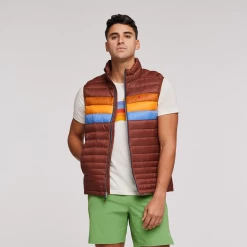 Fuego Down Vest - Men's -Cotopaxi Shop 1200x1200png S23MFuegoDownVestAcornStripes 1