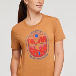 Day And Night T-Shirt - Women's -Cotopaxi Shop 1200x1200png S23WDayandNightOrganicT ShirtSaddle 5