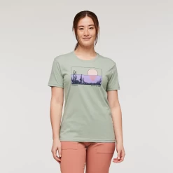 Desert View T-Shirt - Women's 24 Desert View T-Shirt - Women's -Cotopaxi Shop 1200x1200png S23WDesertViewOrganicT ShirtSilverLeaf 1