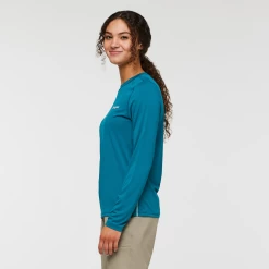 Fino Long-Sleeve Tech Tee - Women's -Cotopaxi Shop 1200x1200png S23WFinoLong SleeveTechTeeGulf3