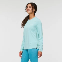 Fino Long-Sleeve Tech Tee - Women's -Cotopaxi Shop 1200x1200png S23WFinoLong SleeveTechTeeSeaGlass3