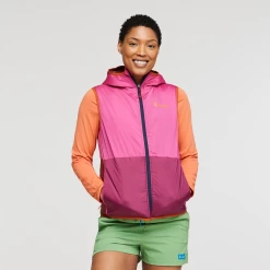 Teca Cálido Reversible Hooded Vest - Women's -Cotopaxi Shop 1200x1200png S23WTecaCalidoHoodedVestSpicySweet 2 d2a34dd7 870f 4282 9aec c23b5d336ae1
