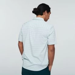 Cambio Button Up - Printed - Men's 13 Cambio Button Up - Printed - Men's -Cotopaxi Shop CambioPrintButtonUpIceStripe 4